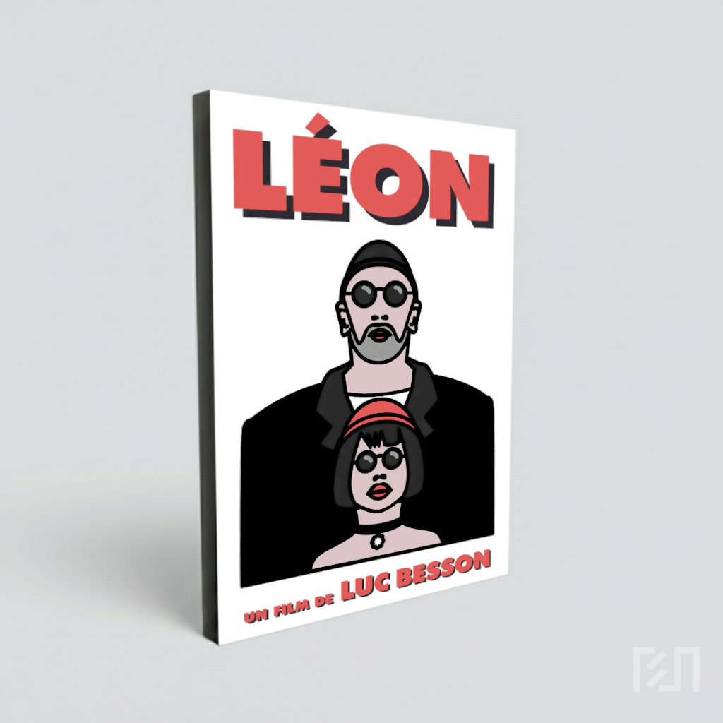 Ilustrasi Vektor Karakter Film Leon The Professional