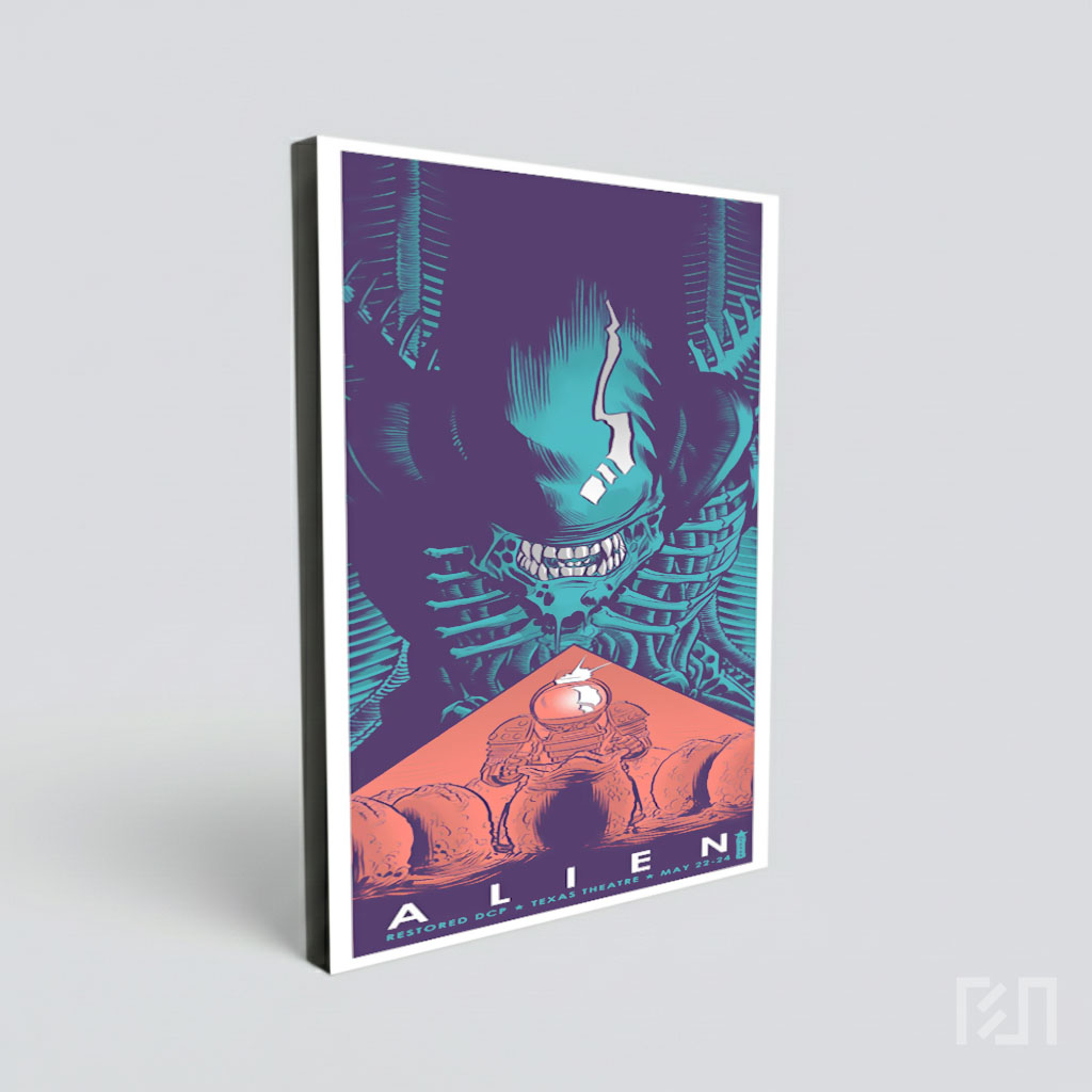 Ilustrasi Xenomorph Alien dari Film Sci-Fi Horor