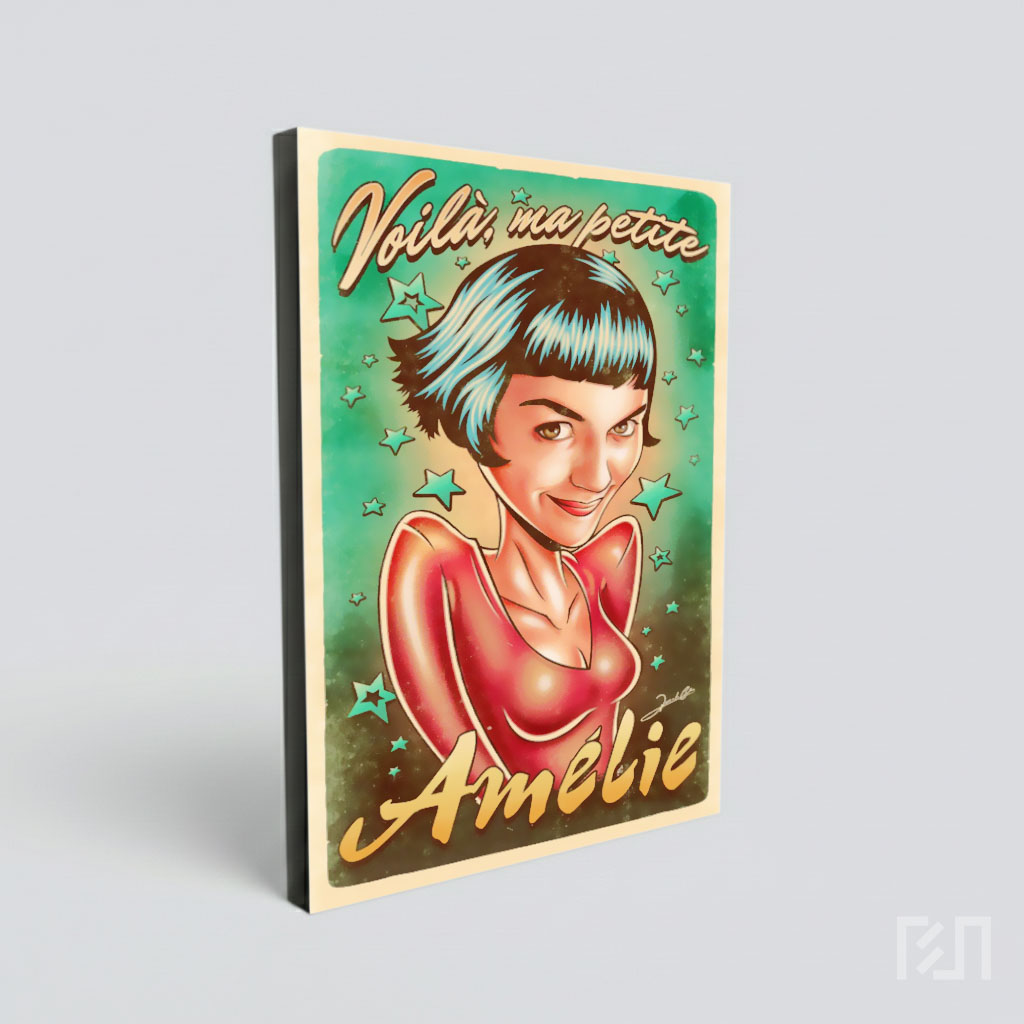 Karikatur Amélie Poulain Poster Film