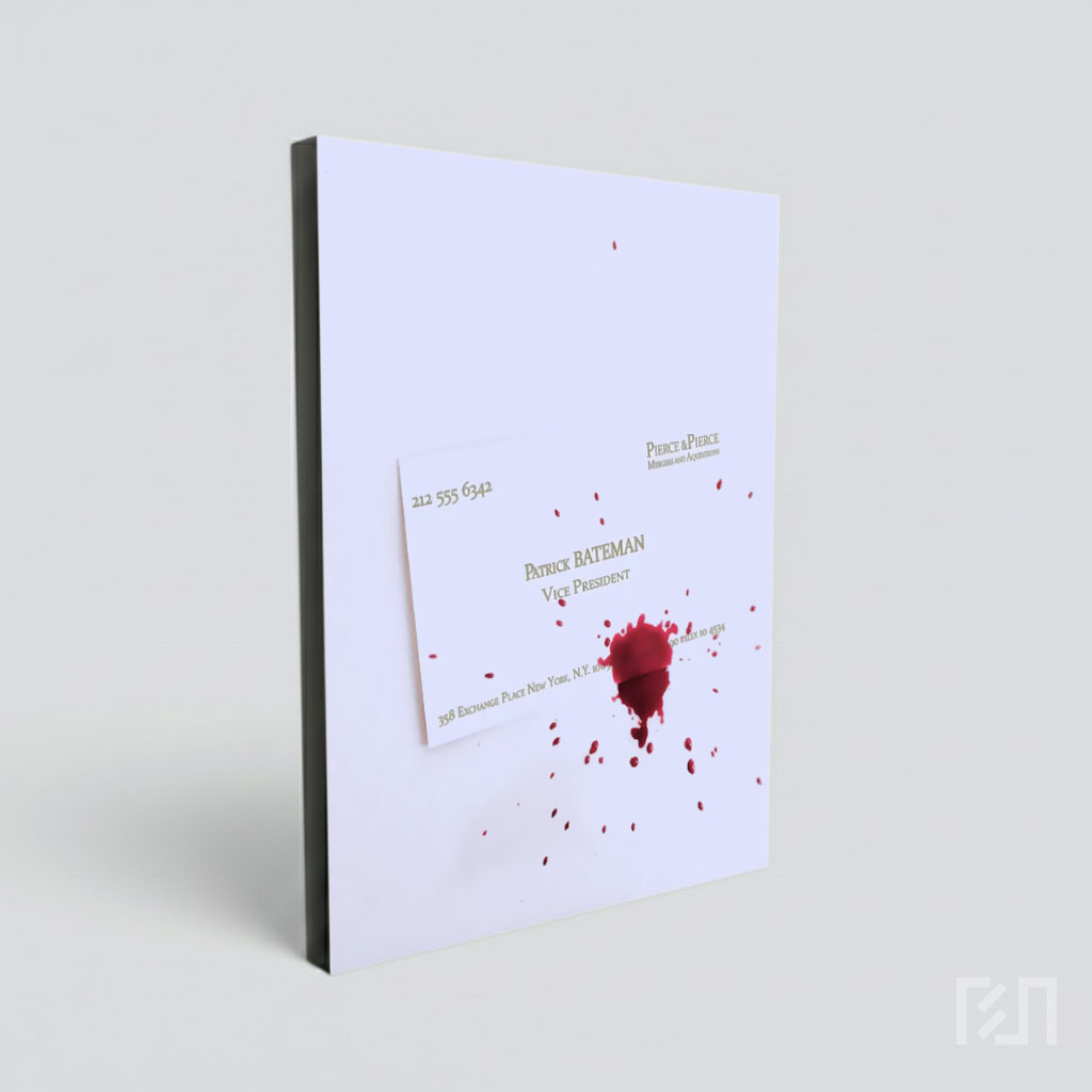 Kartu Nama Patrick Bateman American Psycho
