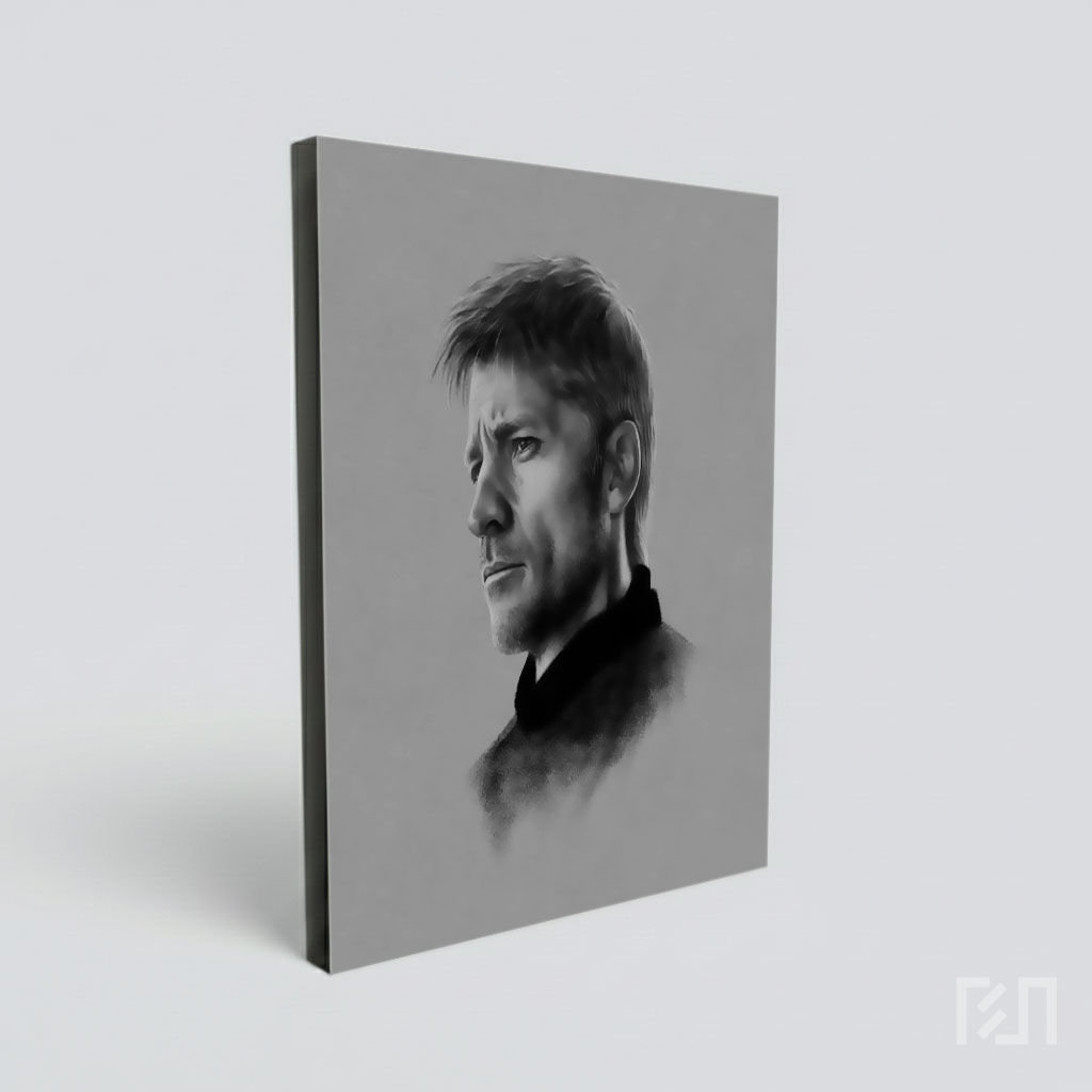 Lukisan Digital Jaime Lannister Game of Thrones