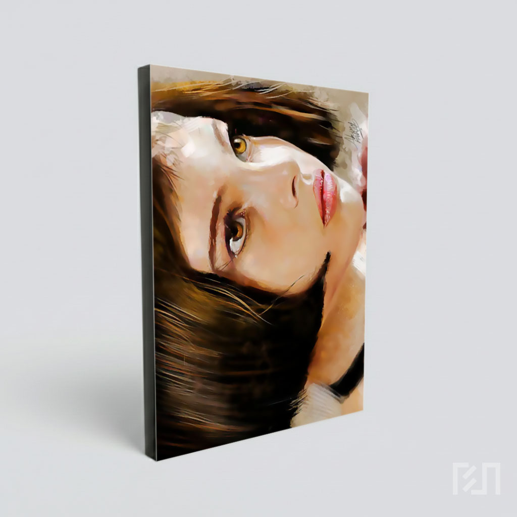 Lukisan Digital Potret Mathilda dari Film Leon: The Professional