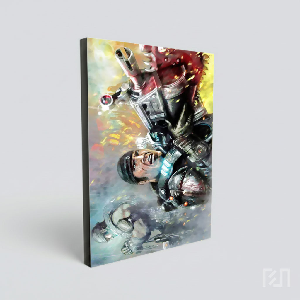 Marcus Fenix Gears of War Poster
