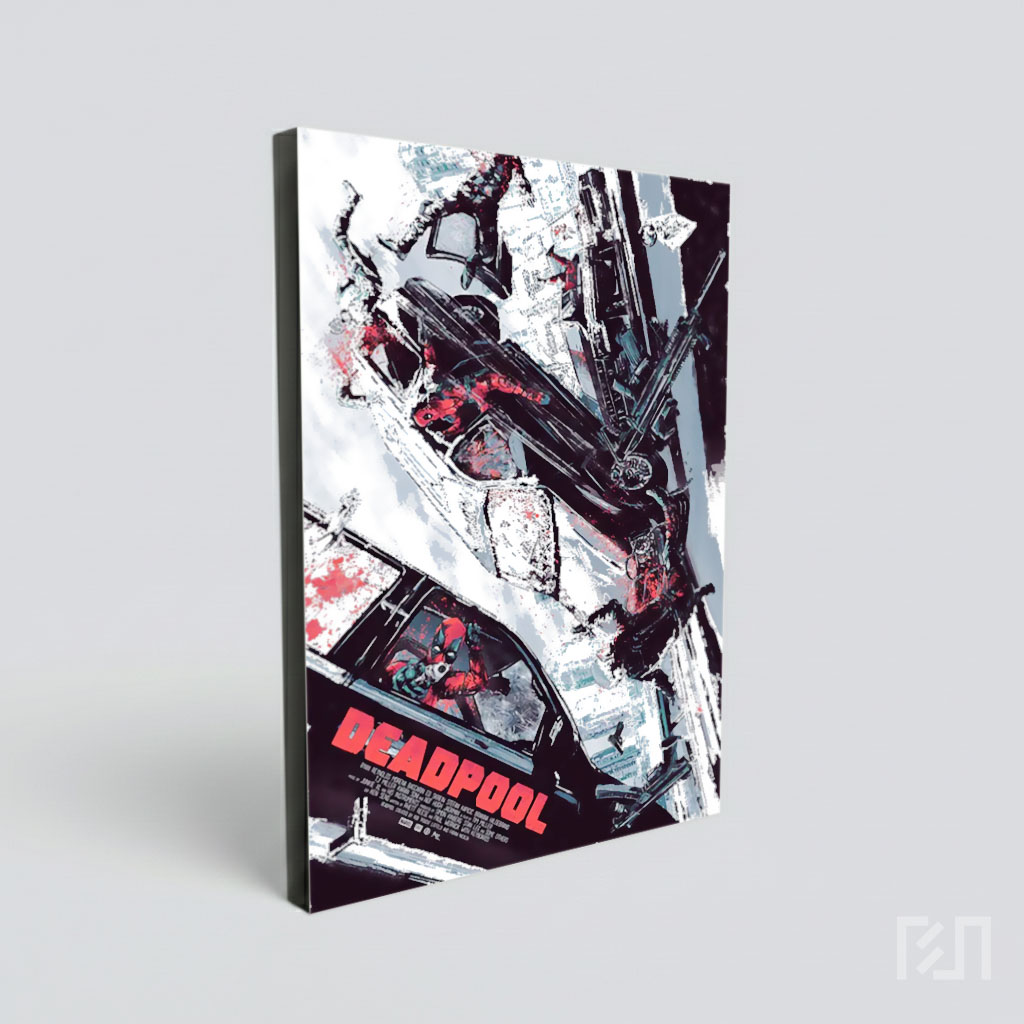 Poster Aksi Deadpool Karya Jock Mondo