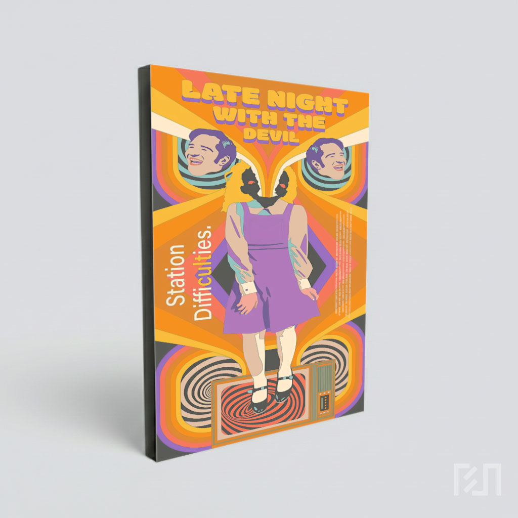 Poster Alternatif Film Late Night with the Devil