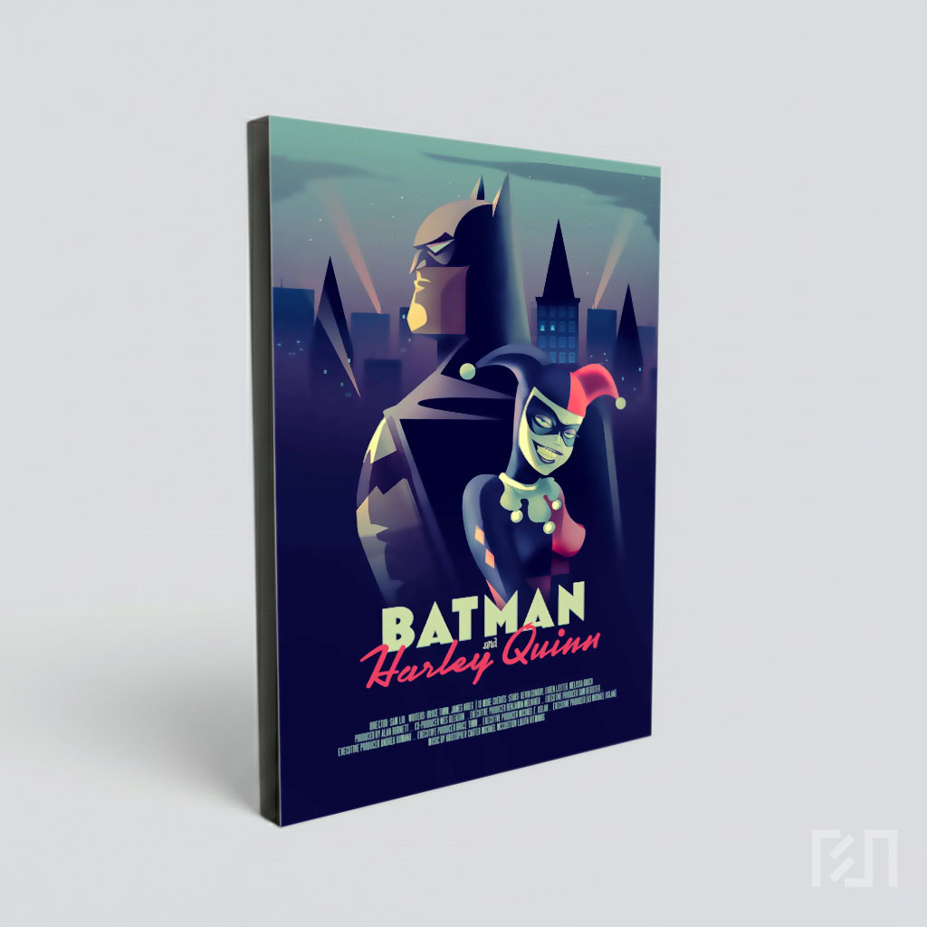 Poster Animasi Film Batman and Harley Quinn