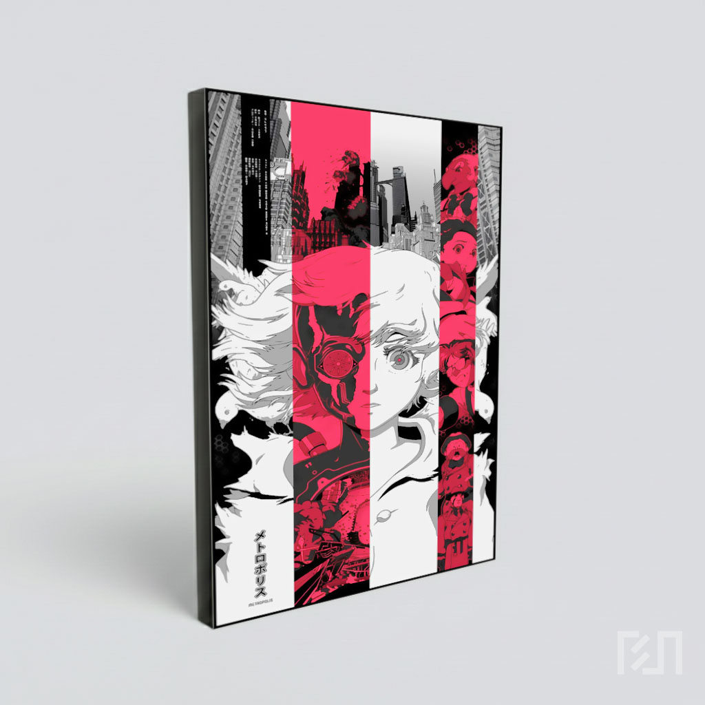 Poster Anime Cyborg Metropolis