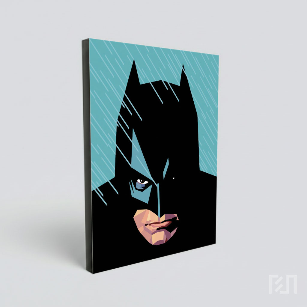 Poster Batman di Bawah Hujan