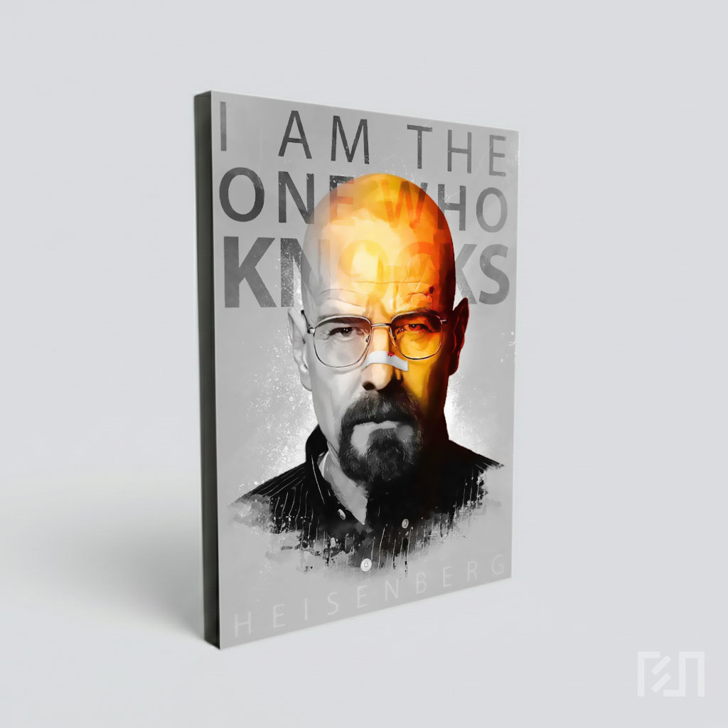 Poster Breaking Bad Walter White The One Who Knocks
