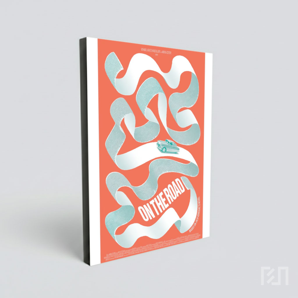 Poster Buku On the Road Karya Jack Kerouac