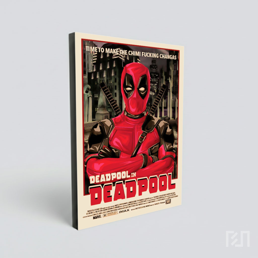 Poster Deadpool Kartun