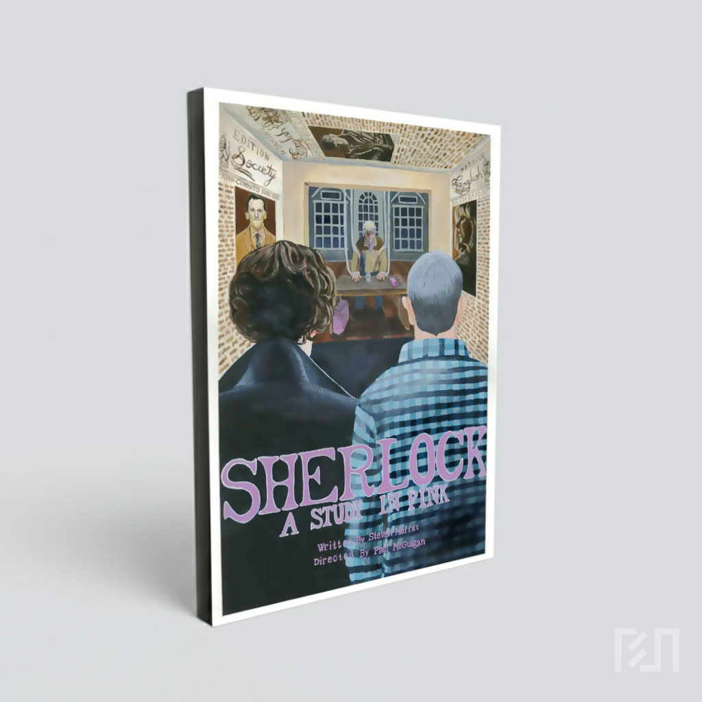 Poster Fan Art Sherlock A Study in Pink