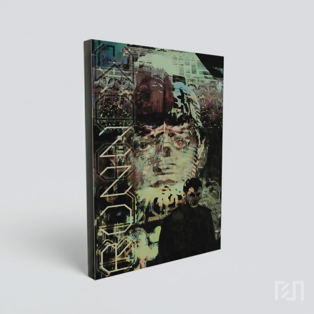 Poster Film 7000: Seni Digital Abstrak