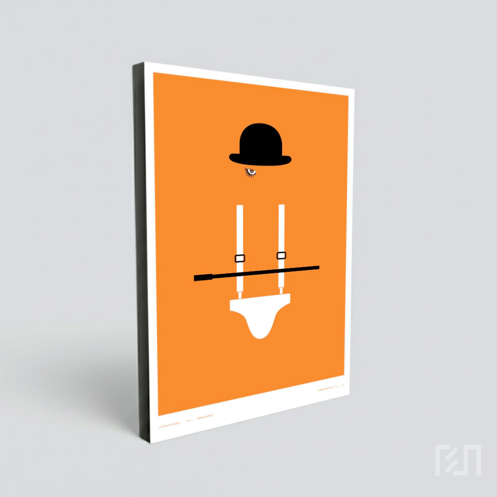 Poster Film A Clockwork Orange Minimalis