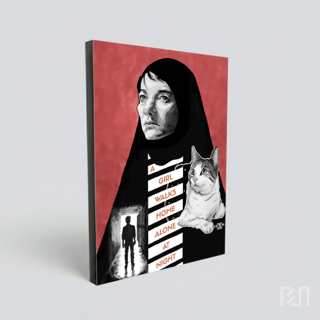 Poster Film A Girl Walks Home Alone at Night