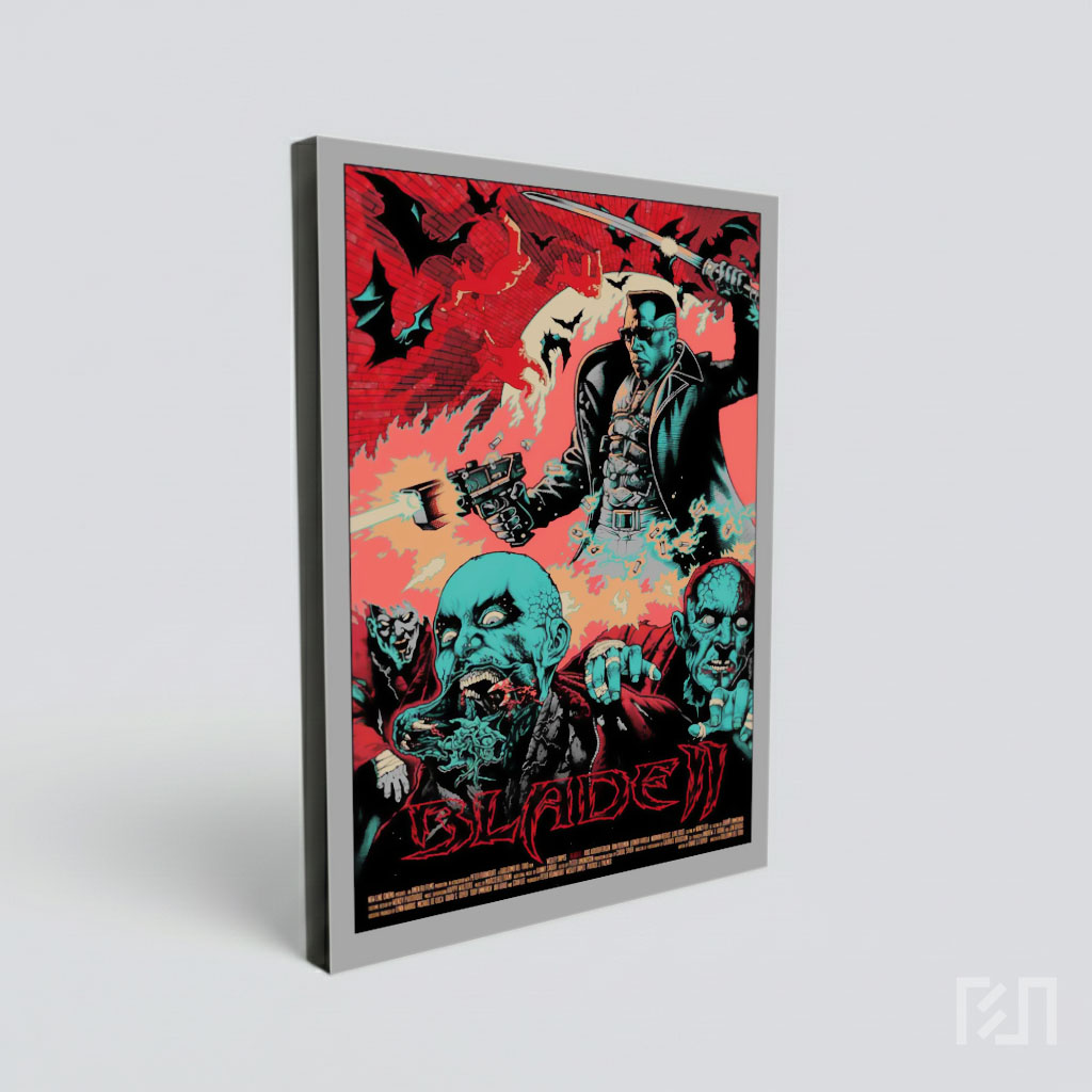 Poster Film Aksi Blade II Marvel