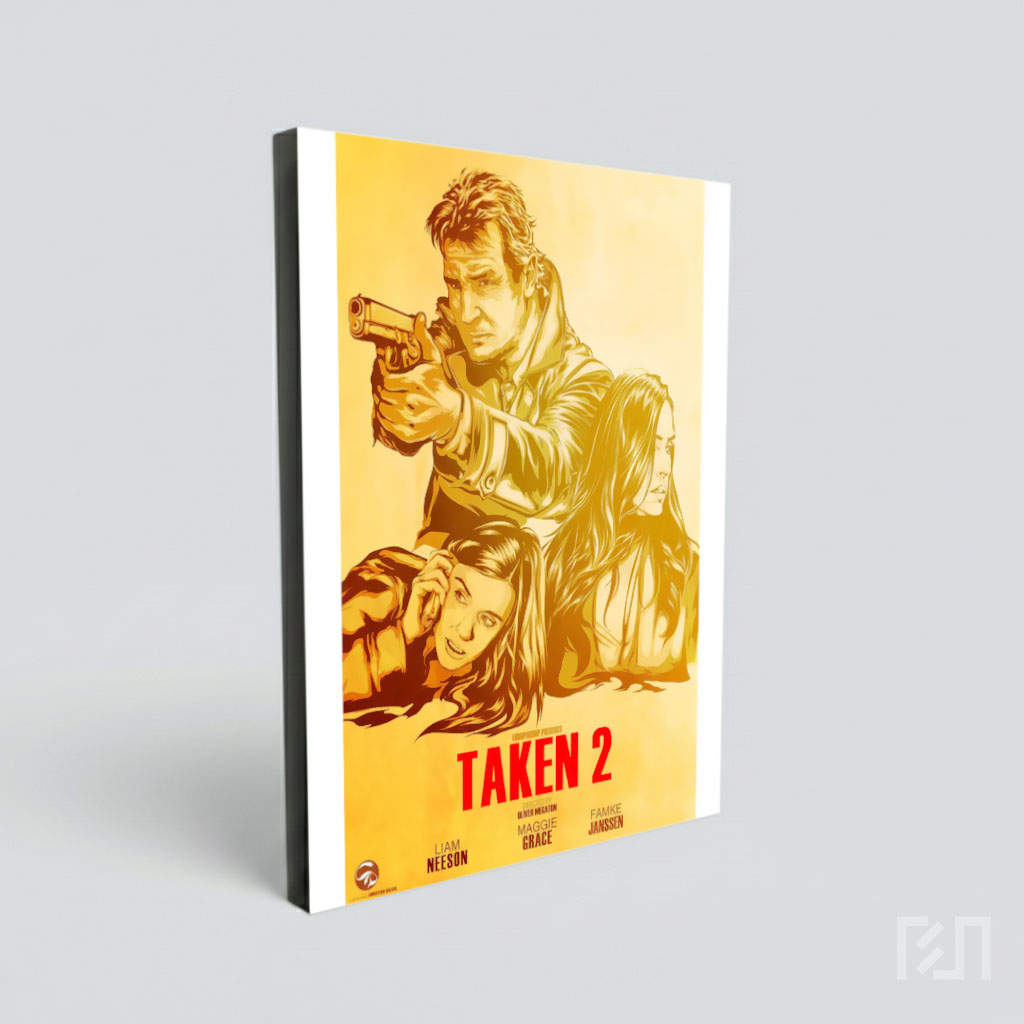 Poster Film Aksi Taken 2 Liam Neeson