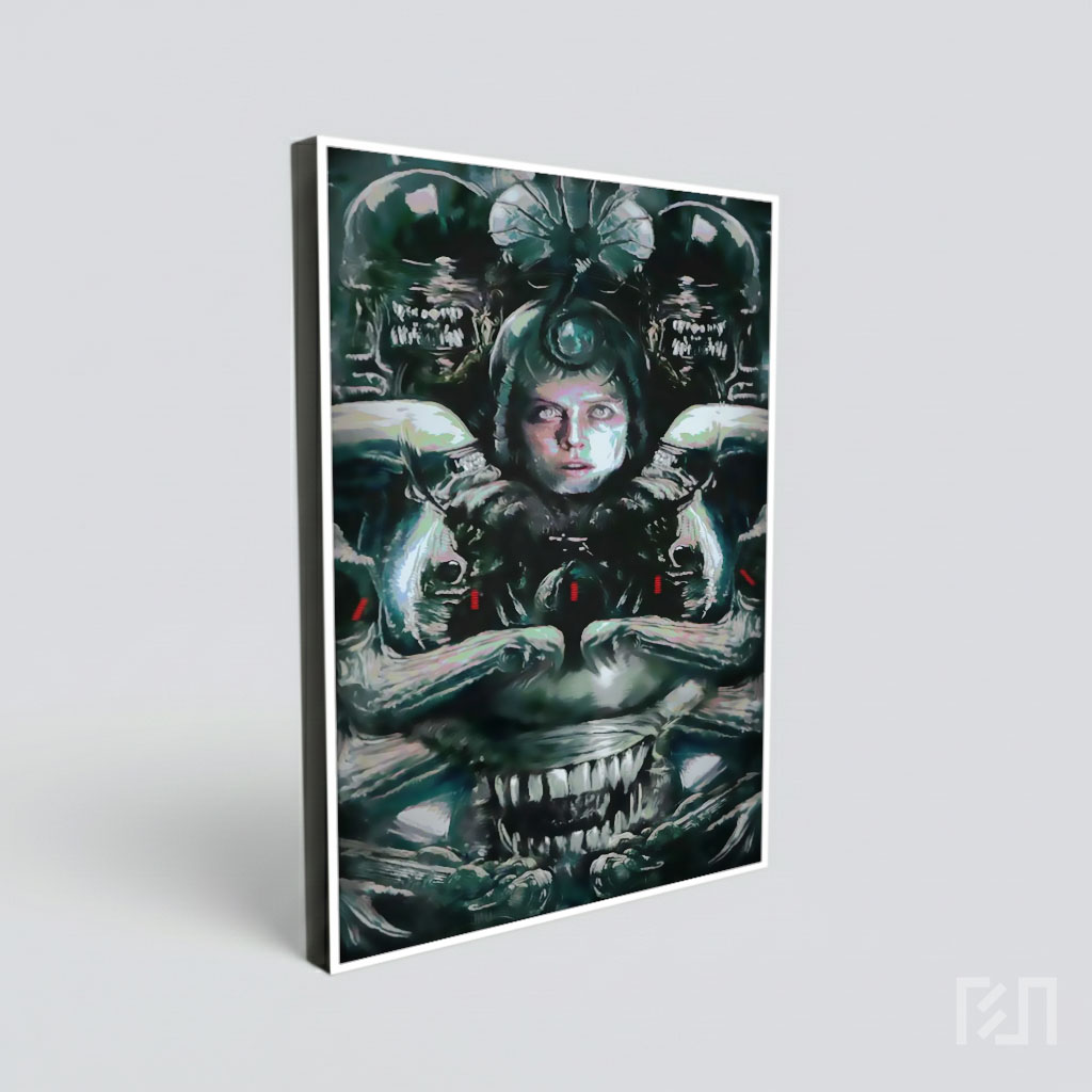 Poster Film Alien: Ellen Ripley dan Xenomorph