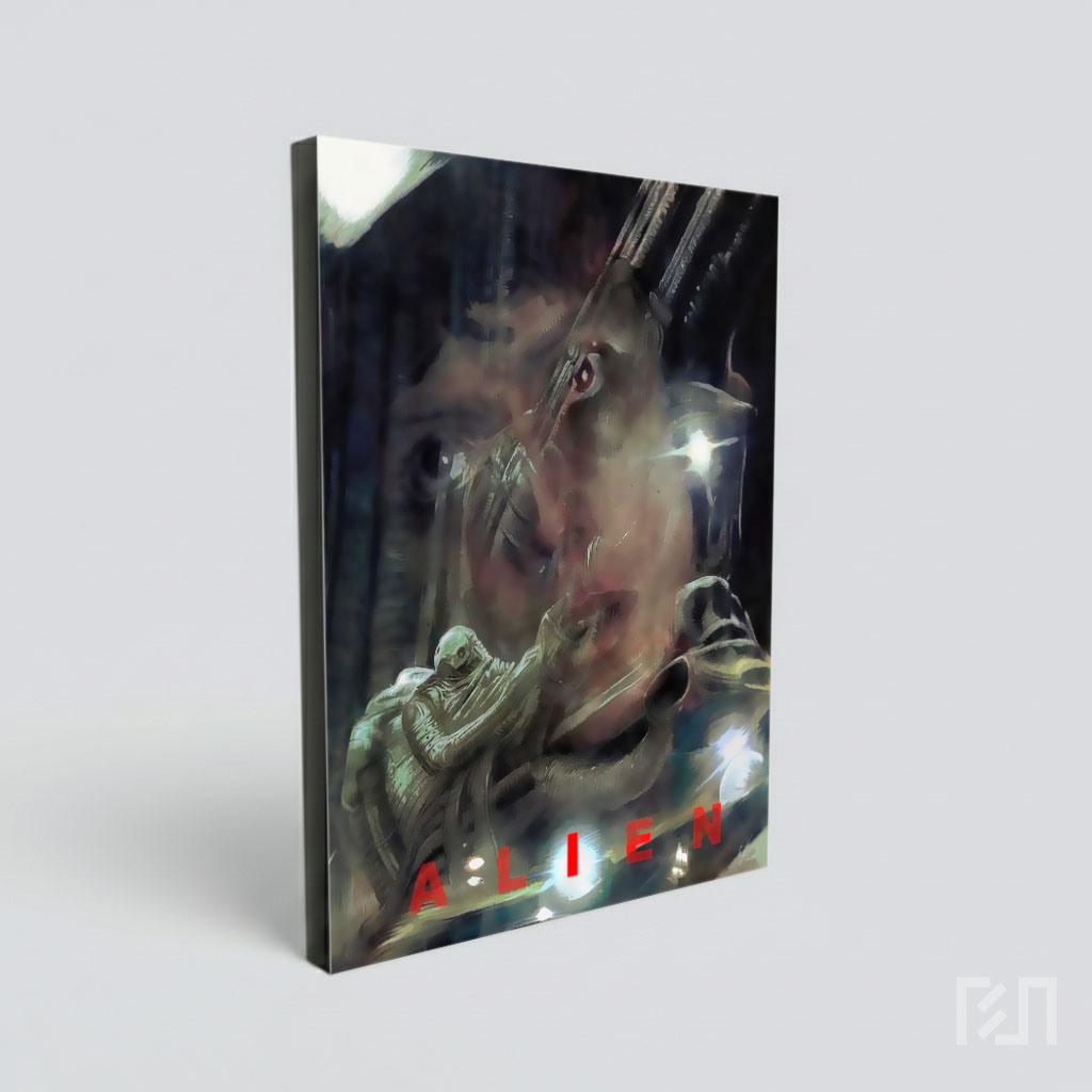 Poster Film Alien Karya H.R. Giger