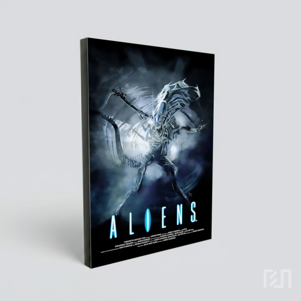 Poster Film Alien Xenomorph Horor Fiksi Ilmiah