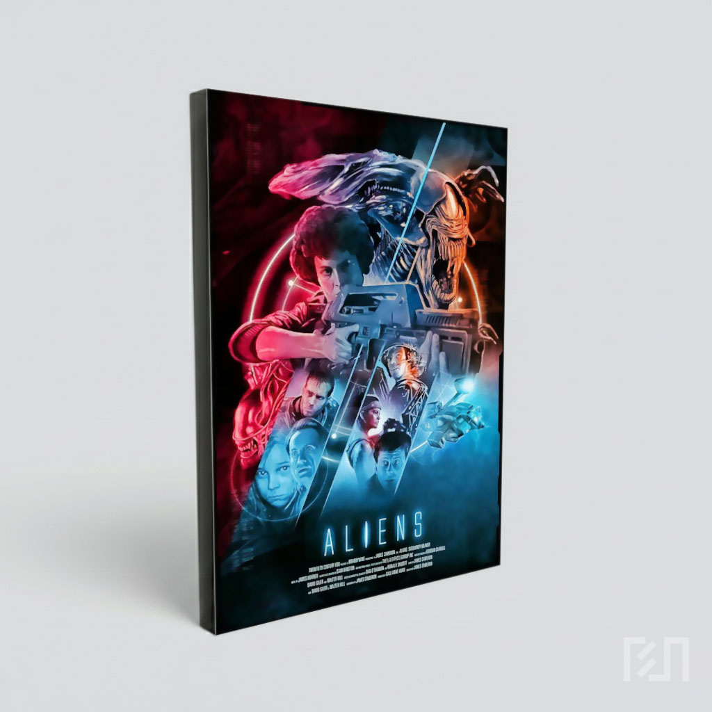 Poster Film Aliens (1986) - Karya Seni Ikonik