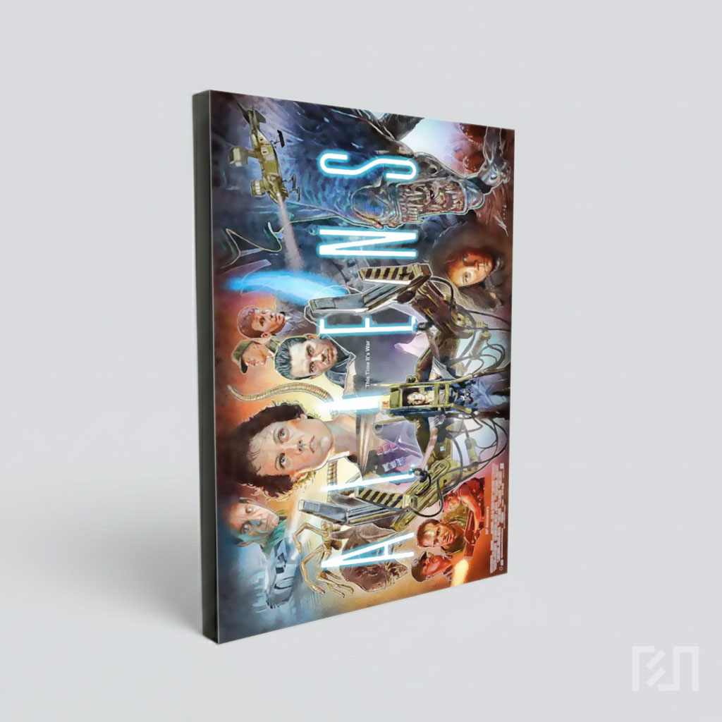 Poster Film Aliens (1986) Karya Seni Klasik