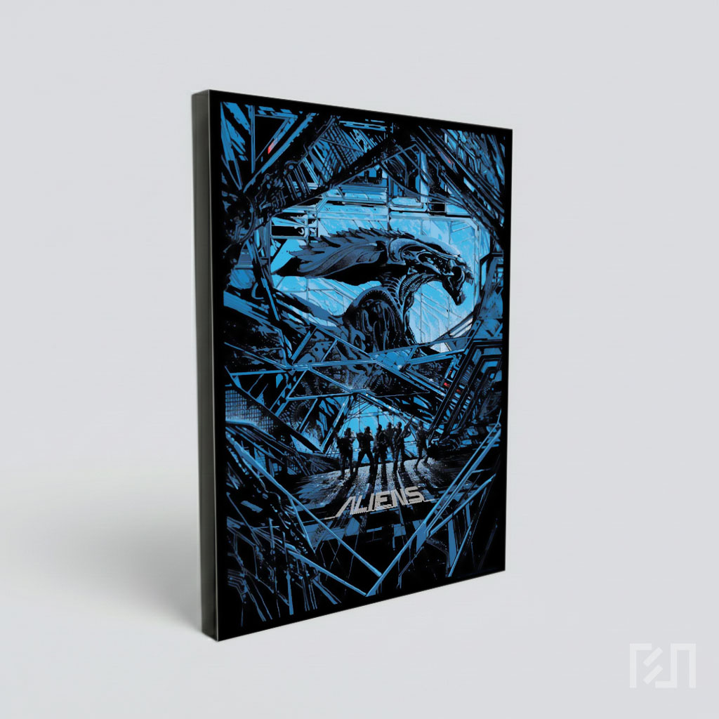Poster Film Aliens: Seni Ilustrasi Sci-Fi Ikonik