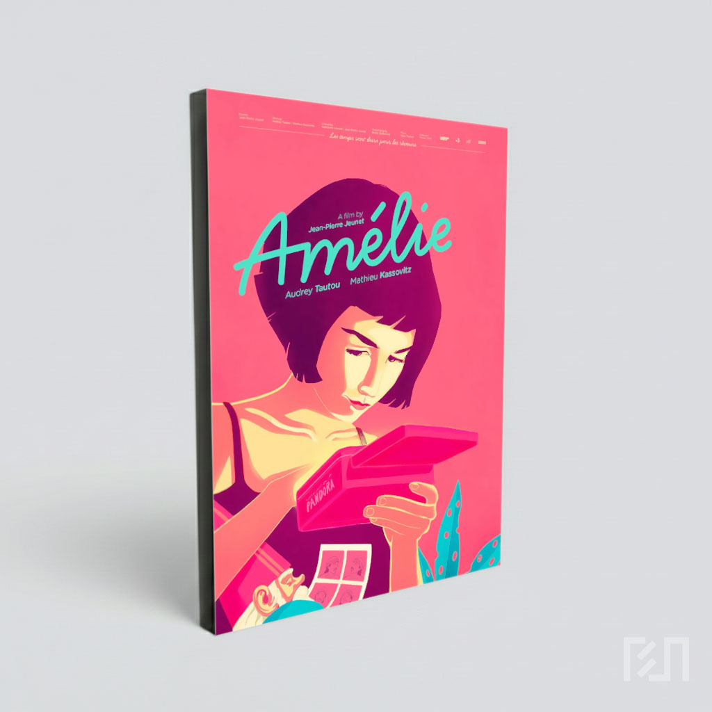 Poster Film Amélie - Ilustrasi Ikonik