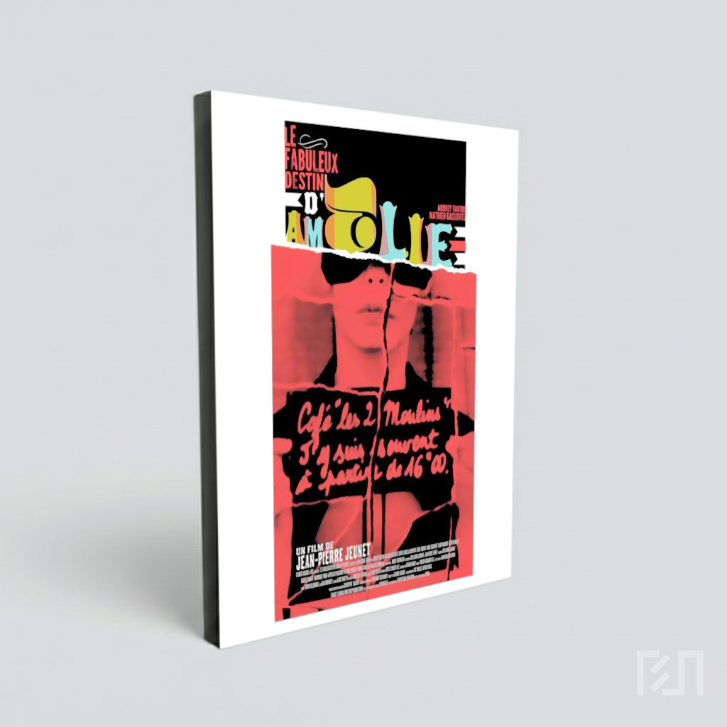 Poster Film Amélie (Le Fabuleux Destin d'Amélie Poulain)