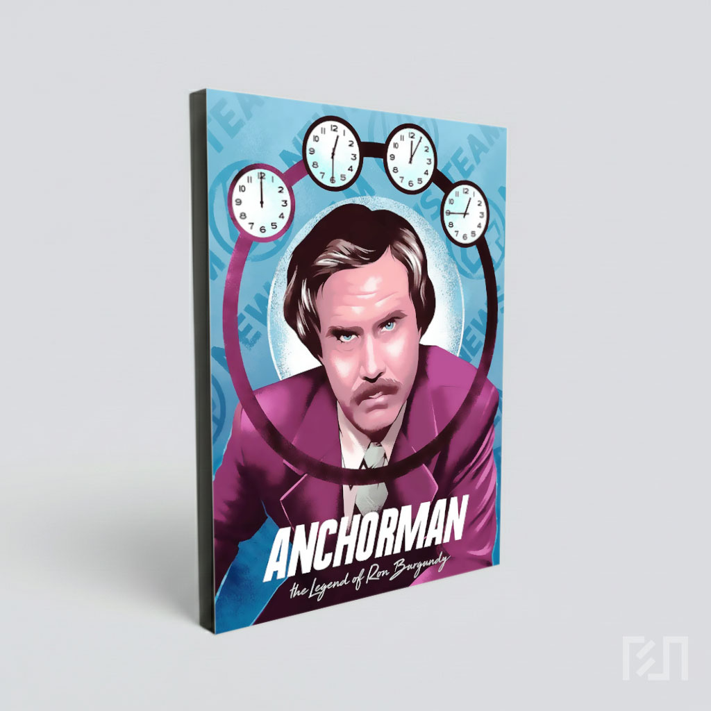Poster Film Anchorman Ron Burgundy