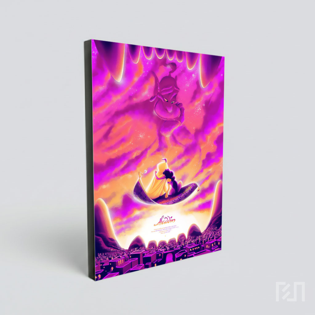 Poster Film Animasi Aladdin