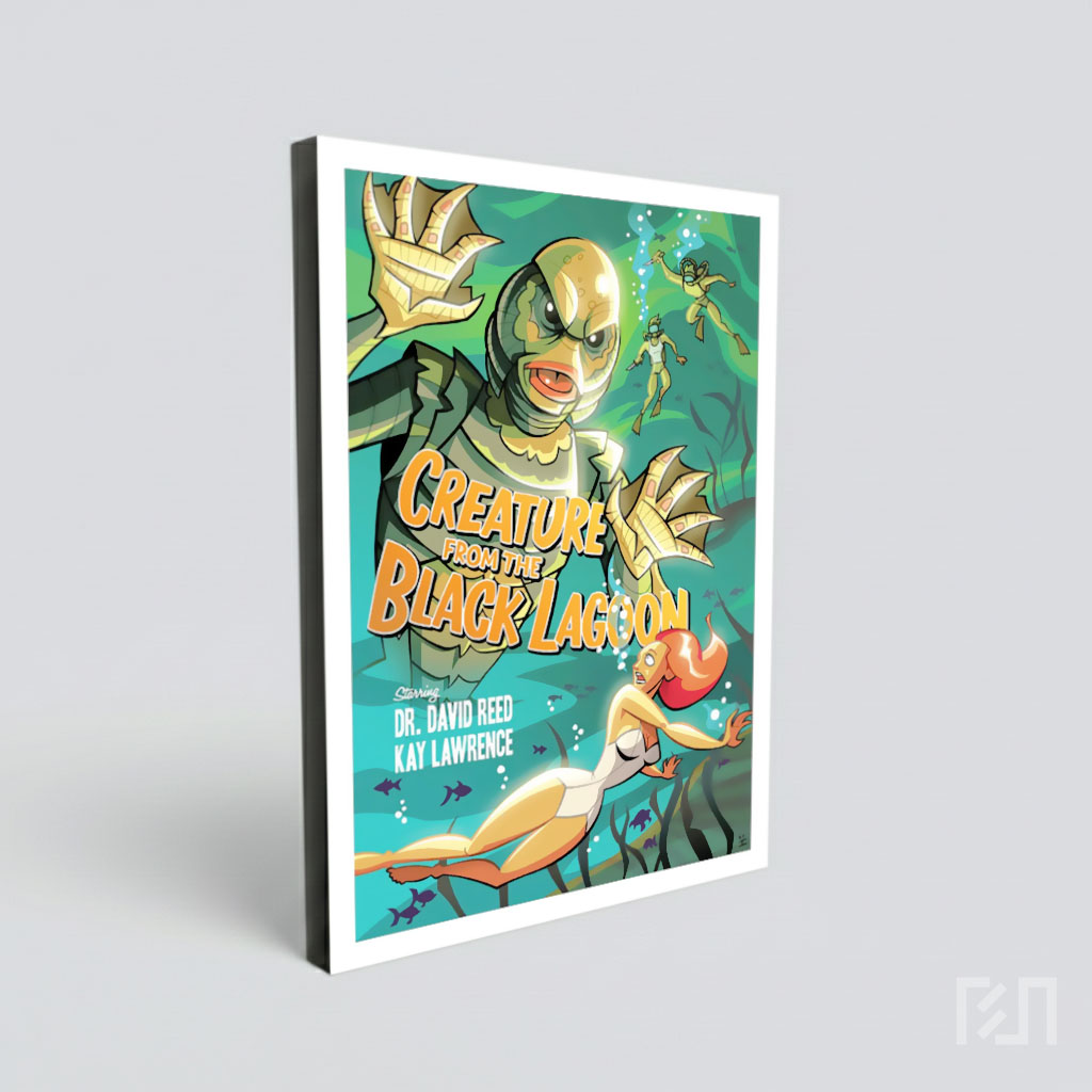 Poster Film Animasi Creature from the Black Lagoon