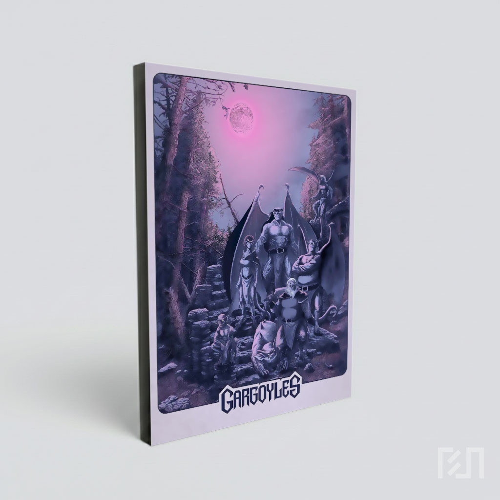 Poster Film Animasi Gargoyles