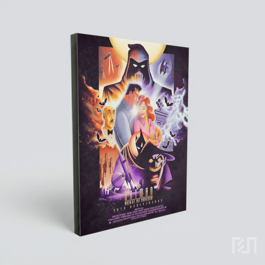 Poster Film Animasi Klasik Batman Mask of the Phantasm