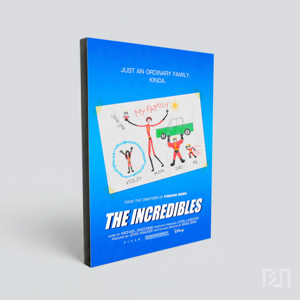 Poster Film Animasi The Incredibles