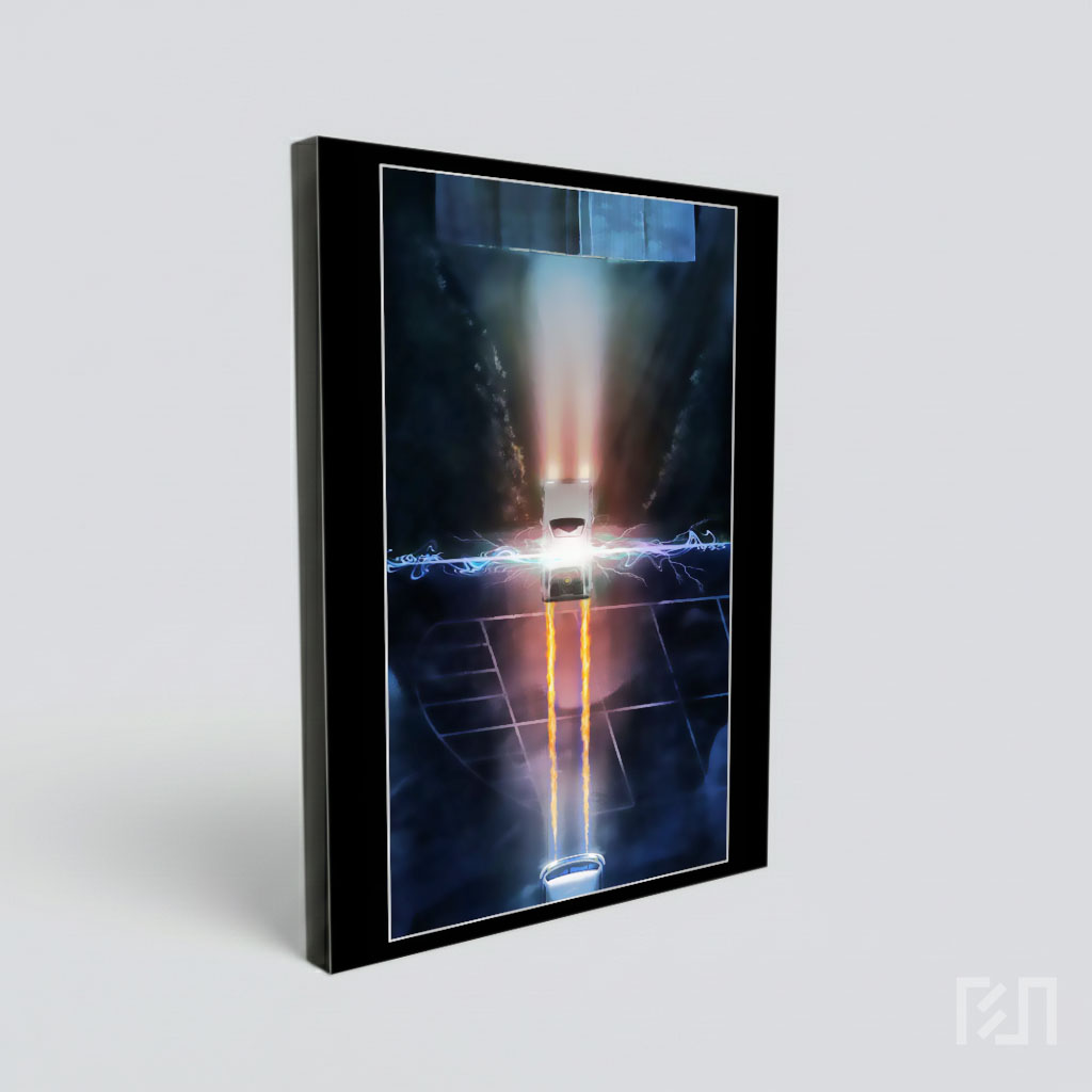 Poster Film Back to the Future DeLorean