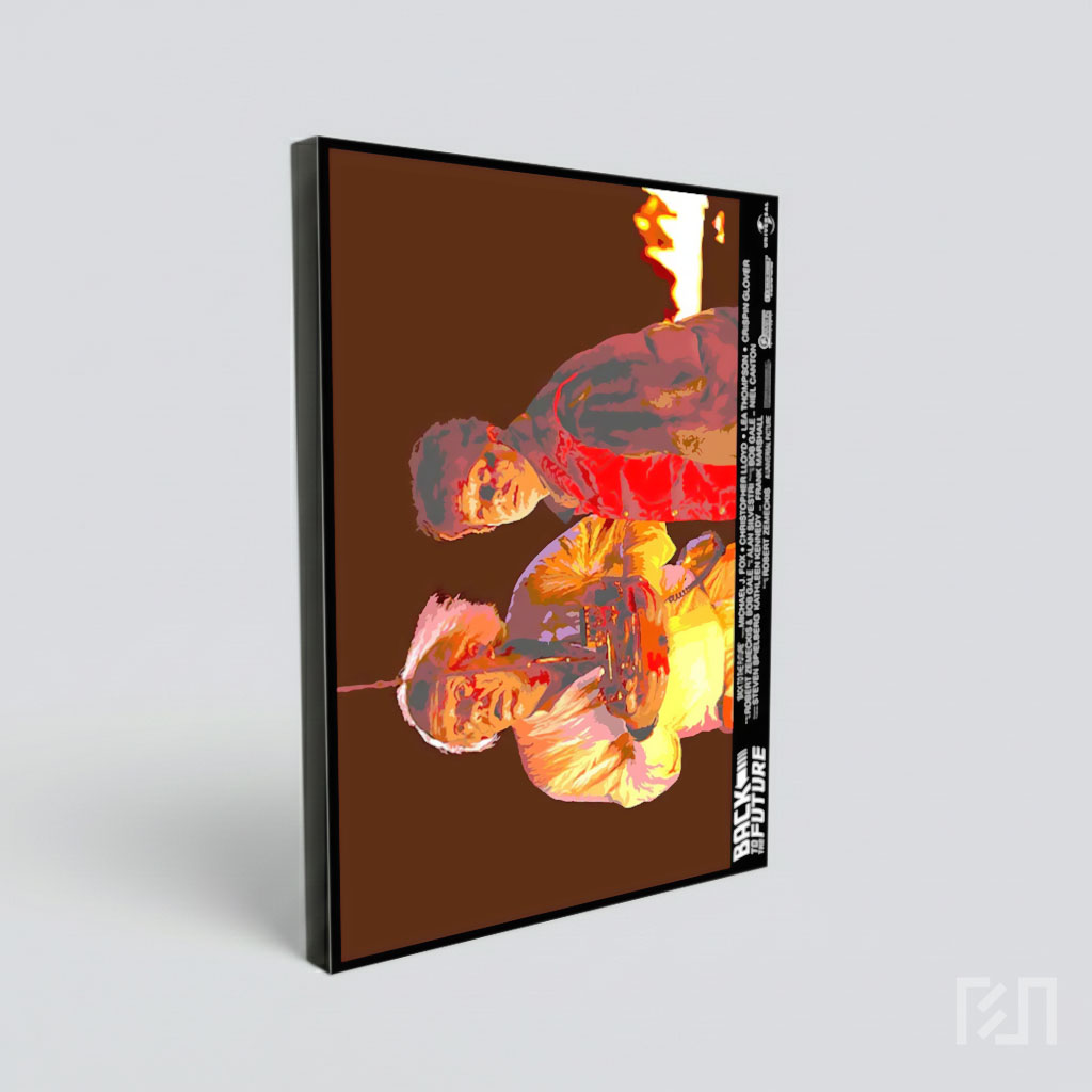 Poster Film Back to the Future Seni Pop