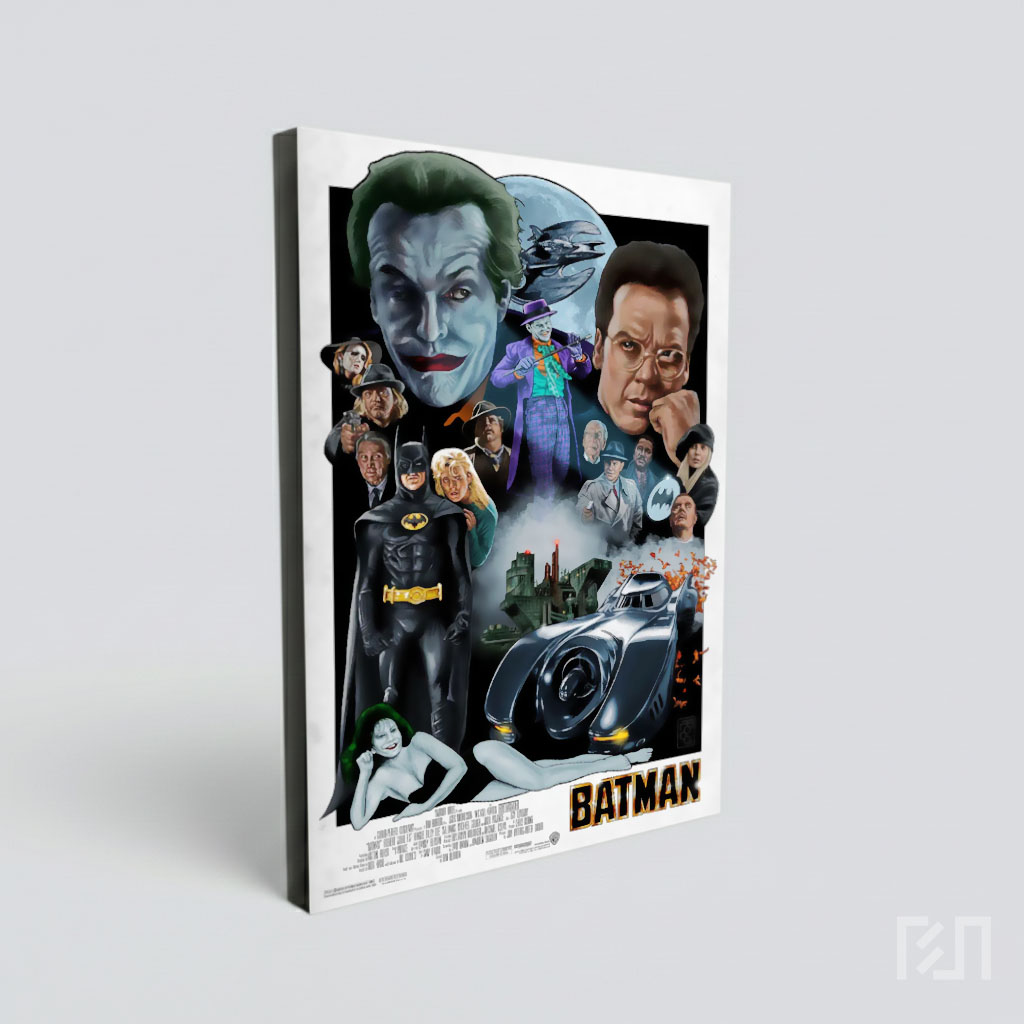 Poster Film Batman 1989 Karya Seni