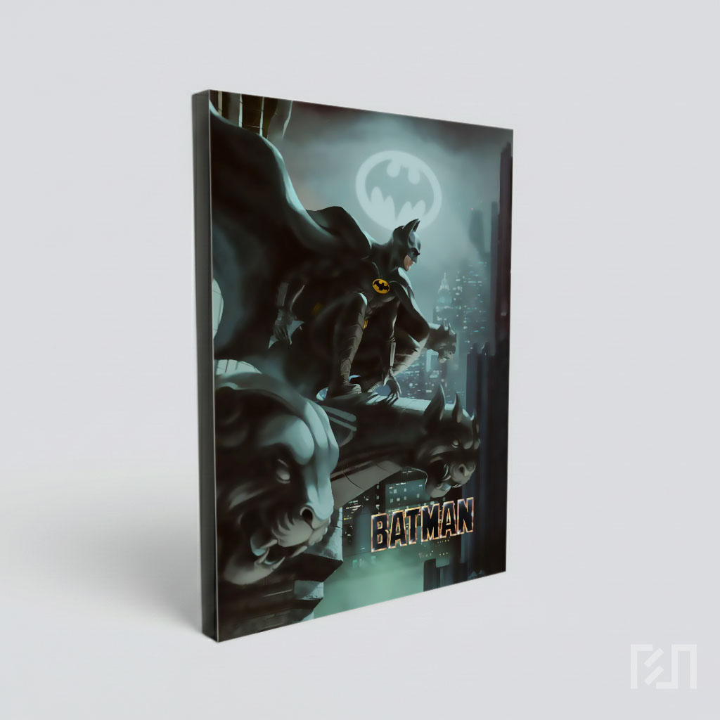 Poster Film Batman di Atas Gargoyle