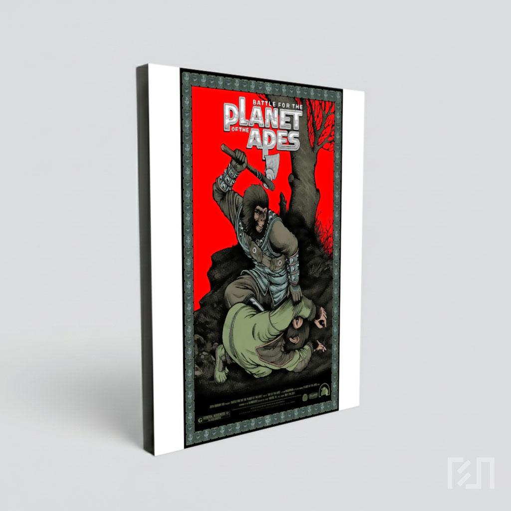Poster Film Battle for the Planet of the Apes