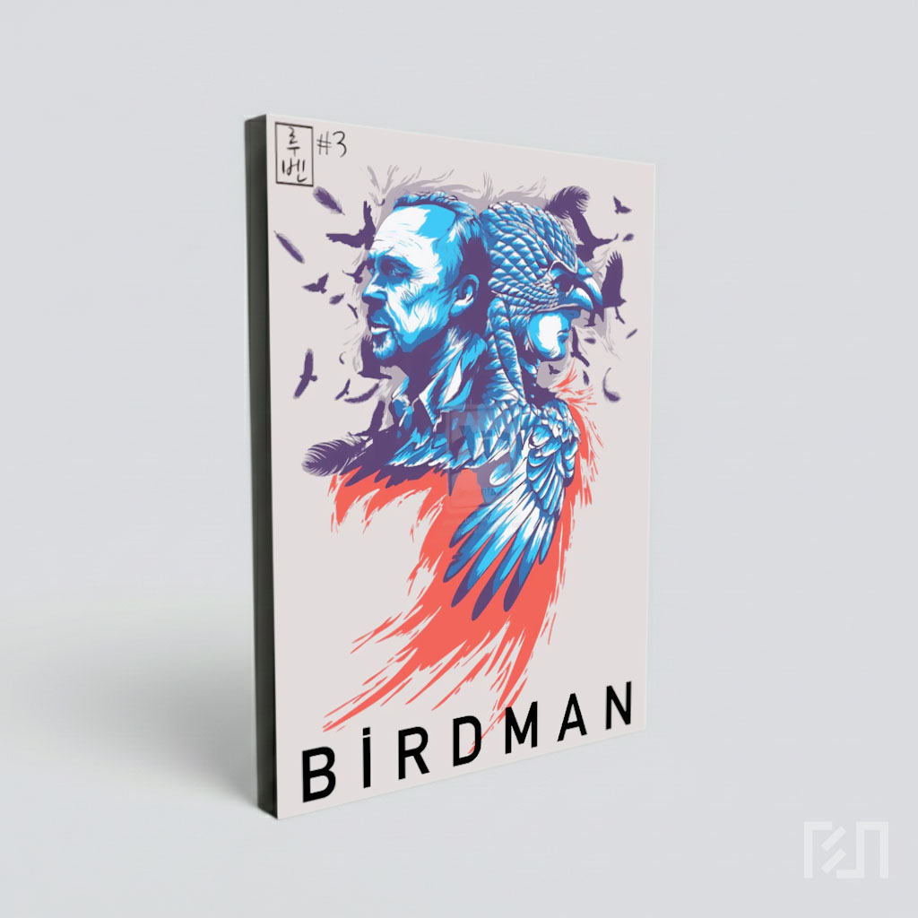 Poster Film Birdman Ilustrasi Artistik