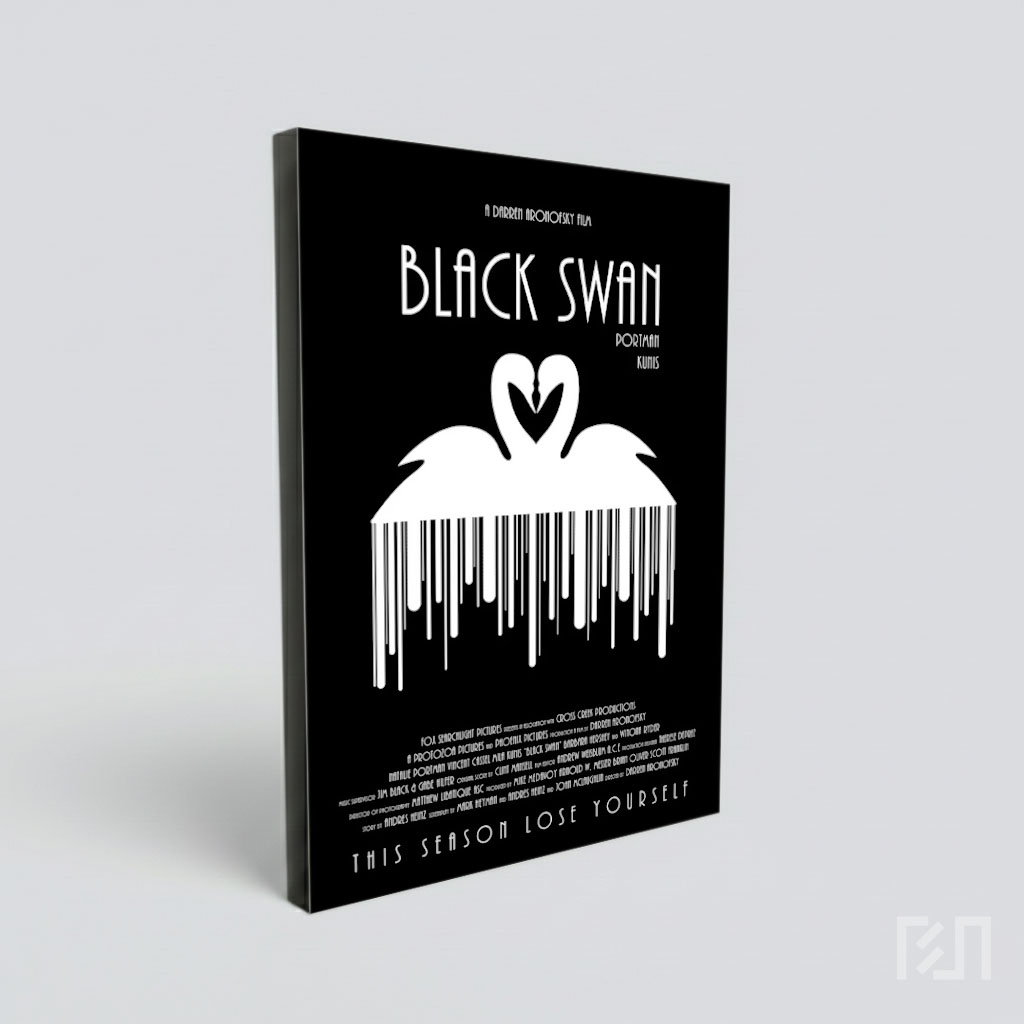 Poster Film Black Swan Minimalis
