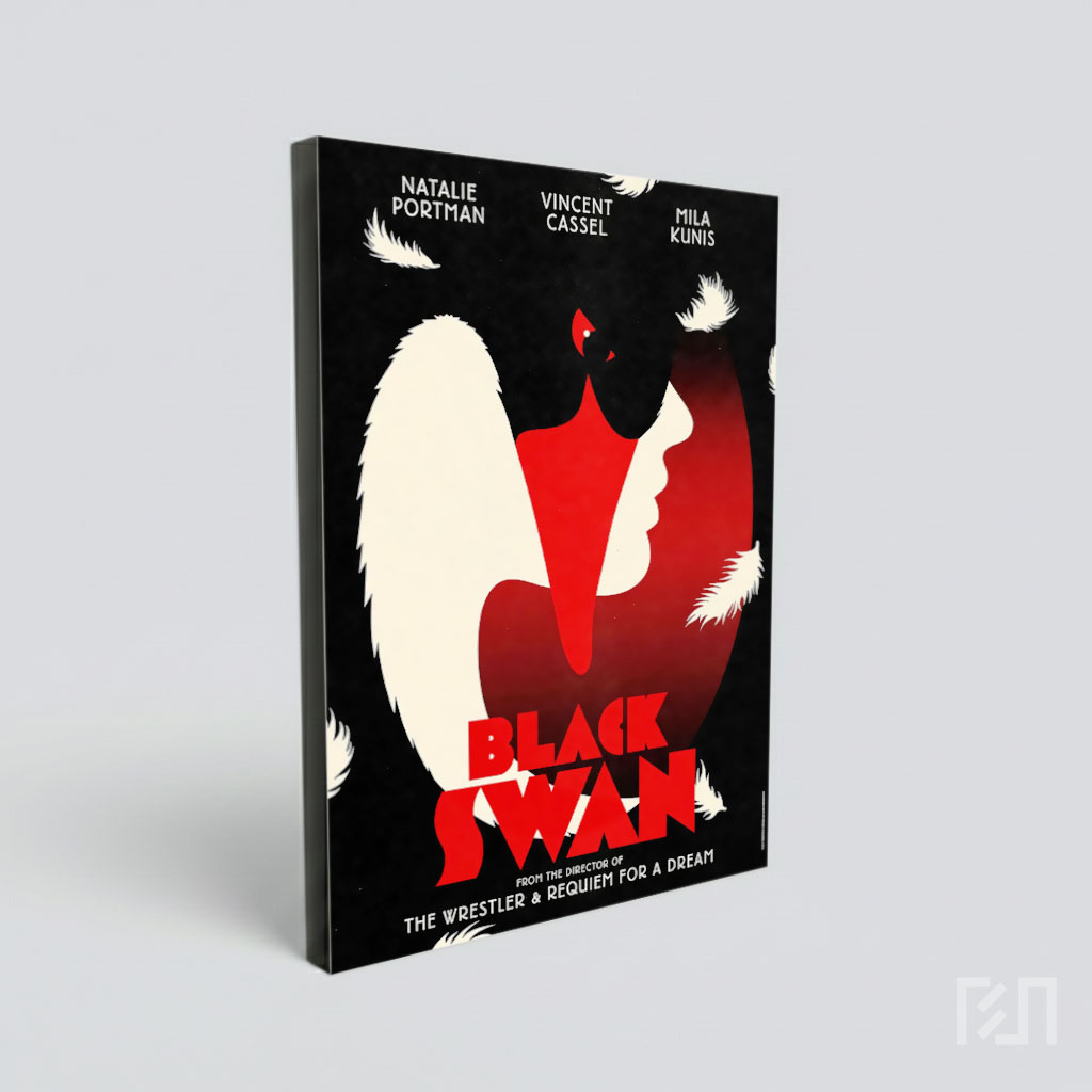 Poster Film Black Swan Seni Minimalis