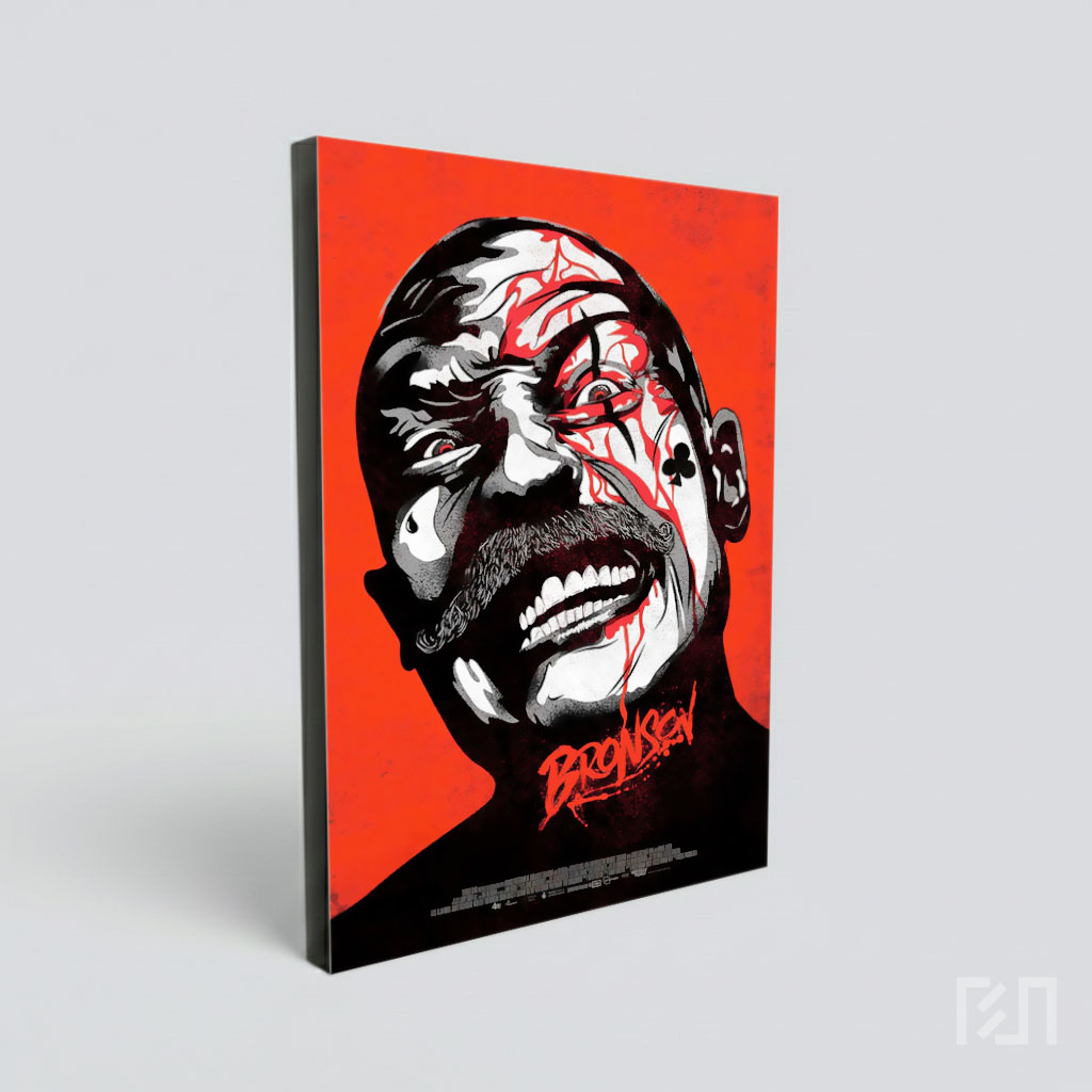 Poster Film Bronson: Seni Grafis Ikonik Tom Hardy