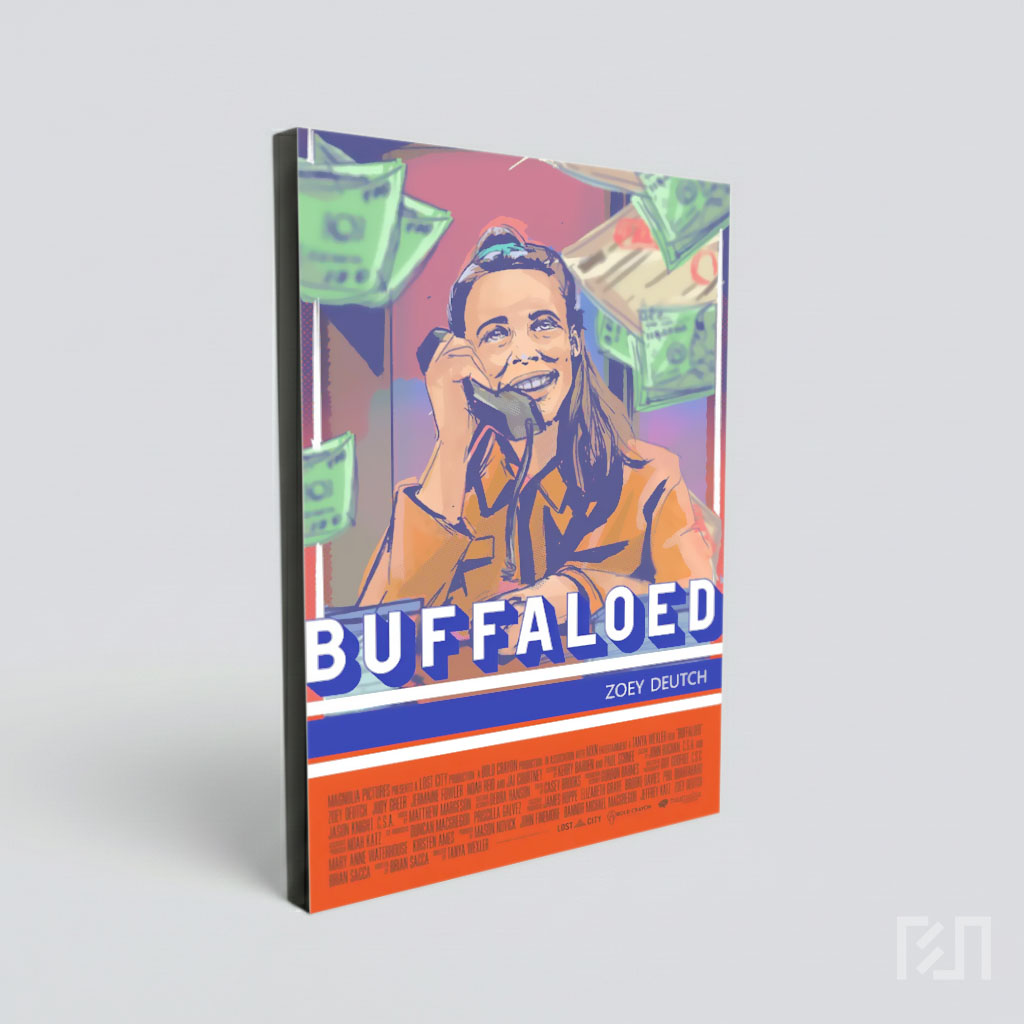 Poster Film Buffaloed Dibintangi Zoey Deutch