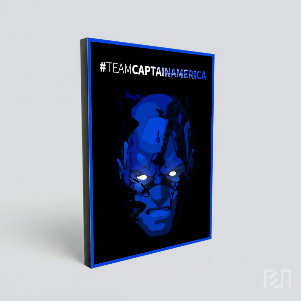 Poster Film Captain America Civil War Team Cap