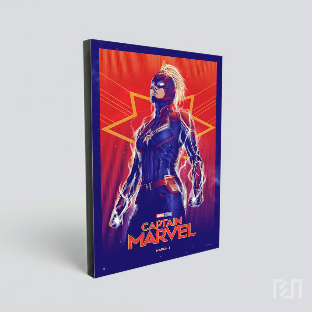 Poster Film Captain Marvel Marvel Studios