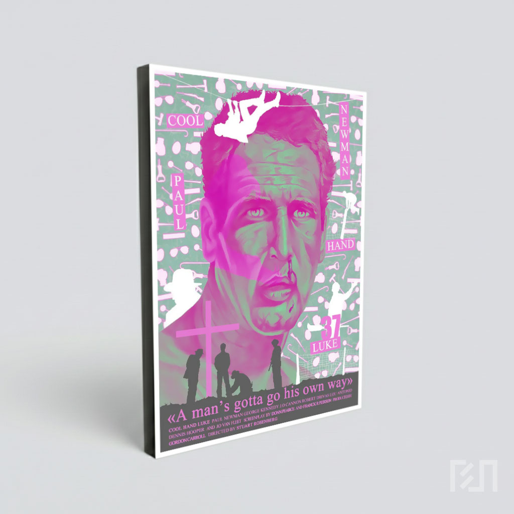 Poster Film Cool Hand Luke Paul Newman