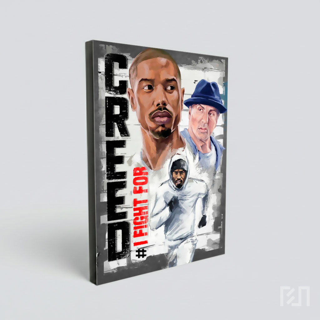 Poster Film Creed Michael B. Jordan dan Sylvester Stallone