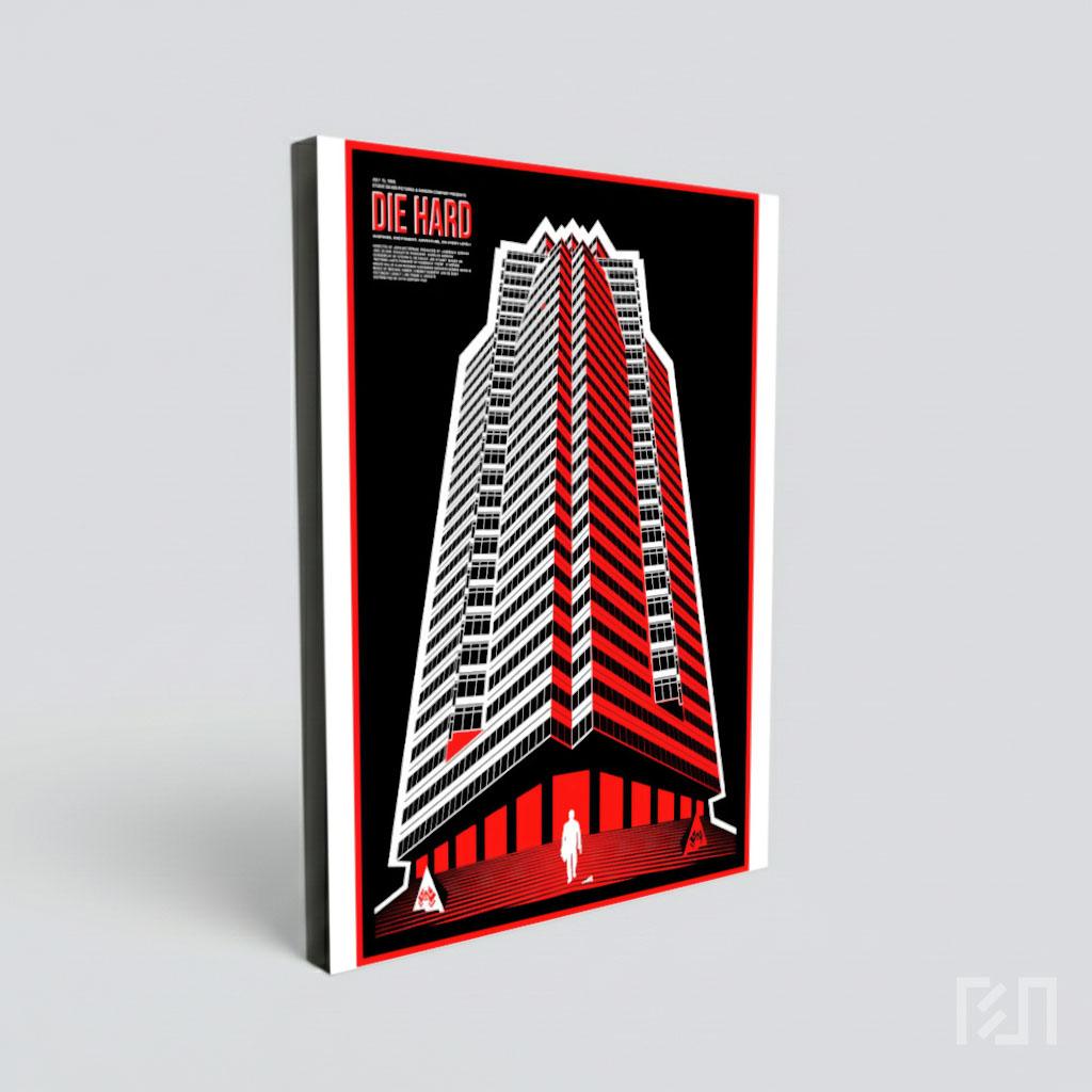 Poster Film Die Hard Minimalis
